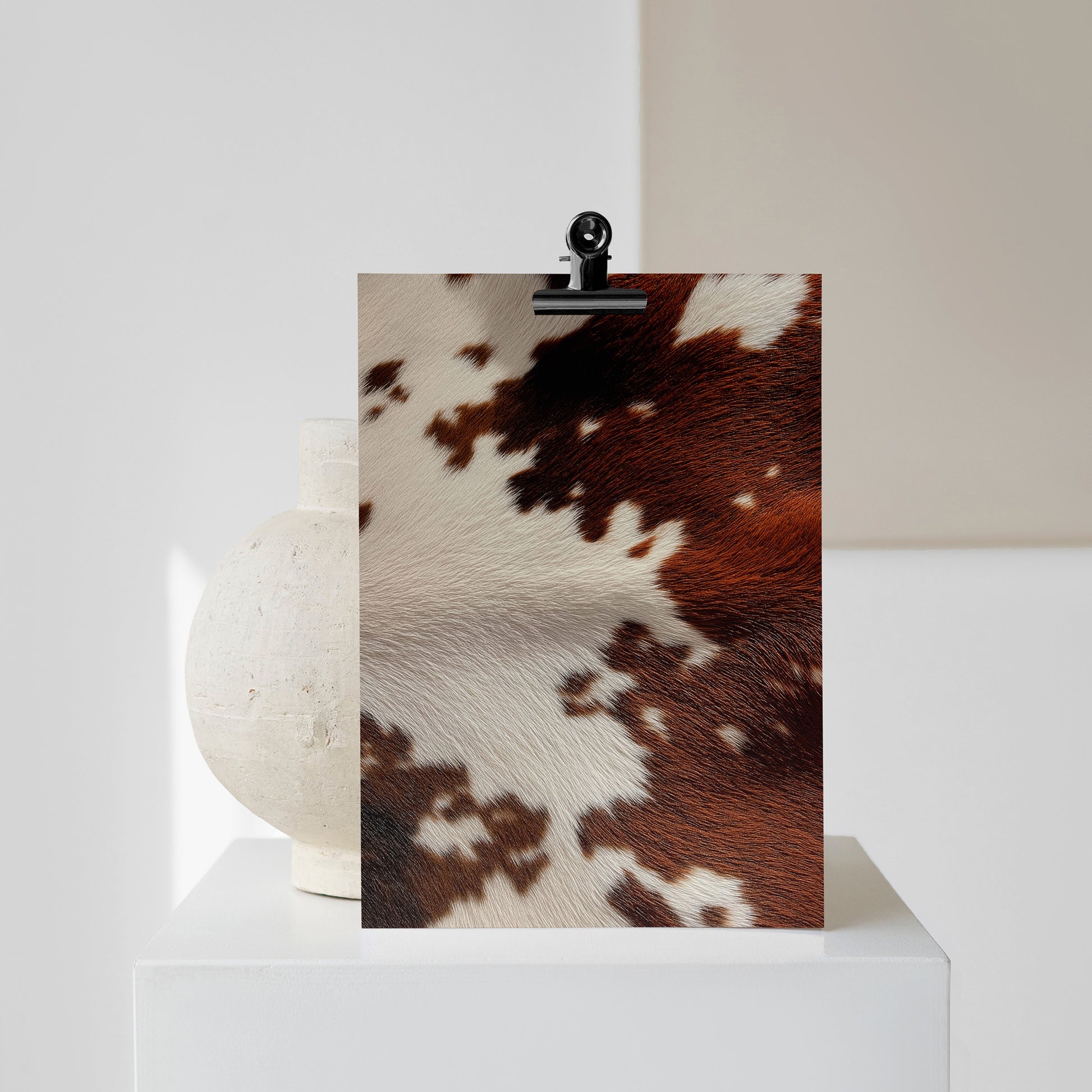 Trendy Cow Fur Animal Pattern Printable Wall Art Western Blue Man Cave Home Office 90s Aesthetic Cowgirl Brown Beige Decor Digital Poster dining room decoration