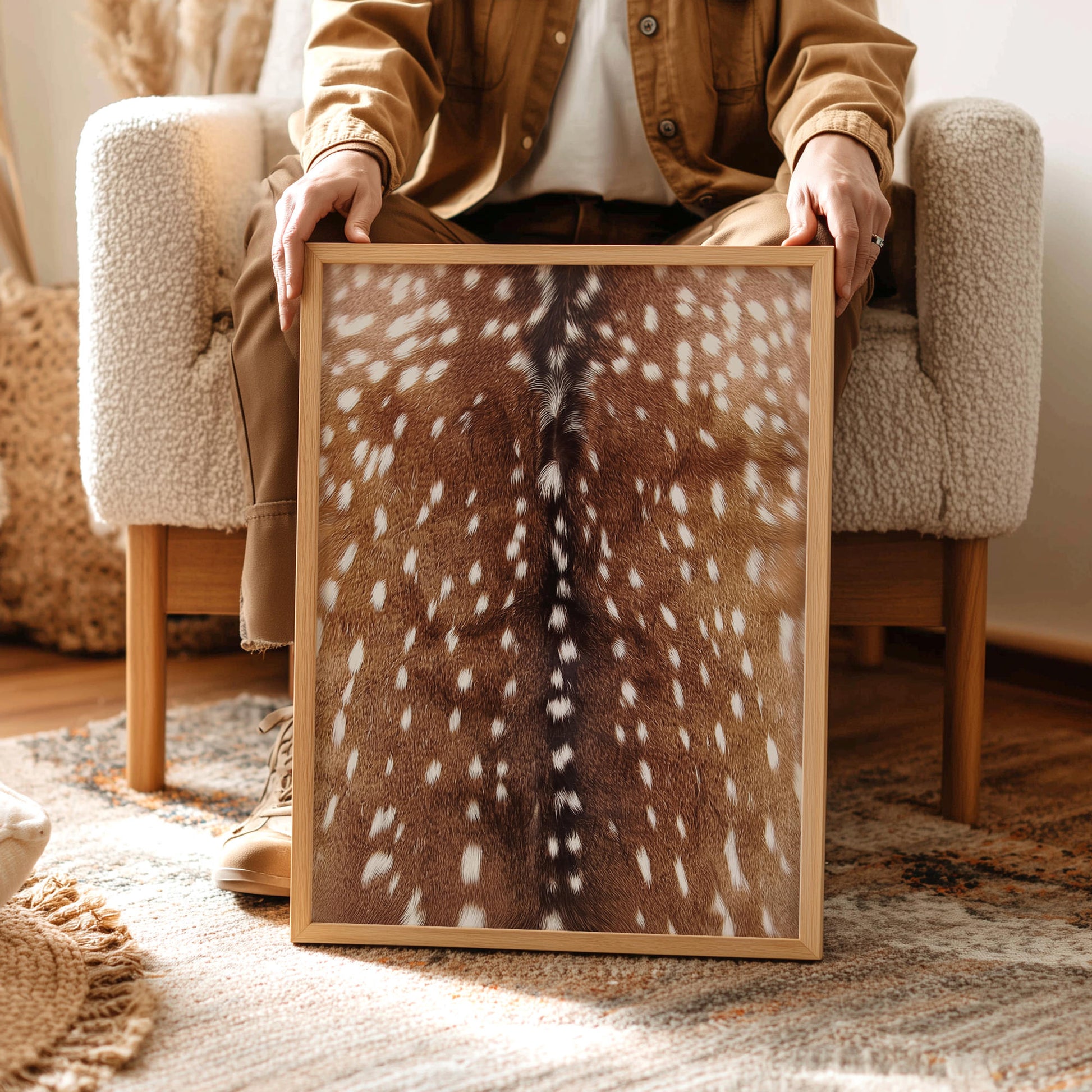 Trendy Spotted Deer Fur Woodland Animal Printable Wall Art Man Cave Home Office Fawn Spots Aesthetic Forest Cabin Decor Digital Poster living bohemian room
Entryway, foyer wall art, neutral earth tones, illustration, office wall decor, boho yoga room, 90s Aesthetic Vintage Country House Decor, bedroom, niece gift from aunt, mudroom digital product, reading nook, eclectic, new job gift, Xmas, digital poster, guest room, New home gift, new grandpa gift, zen room, large Animal Prints, new apartment, cabin