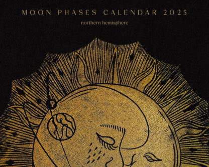 2025 Moon Calendar
Phases Chart
Black Gold Kiss
Moon Sun Printable
Linocut Prints
Wall Art Boho
Illustrated Poster
INSTANT DOWNLOAD
New home gift
New Year's Gift
northern hemisphere
Retro modern Decor
big sister gift