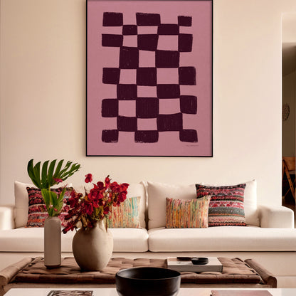 Burgundy Pink Checkered Printable Wall Art Trendy Large Prints Living Contemporary Decor Mid Century Modern Preppy Room Decor Digital Poster girly wine femine bedroom entryway hallway 
living room wall art, dorm room decor, laundry room decor, mens room decor, home office decor,
new home gift, home gift unique, self gift, house warming gift, housewarming gift, thank you gift, heirloom gift, long distance gift, gift for husband, thinking of you gift, new job gift, girlfriend gift, gift for boyfriend