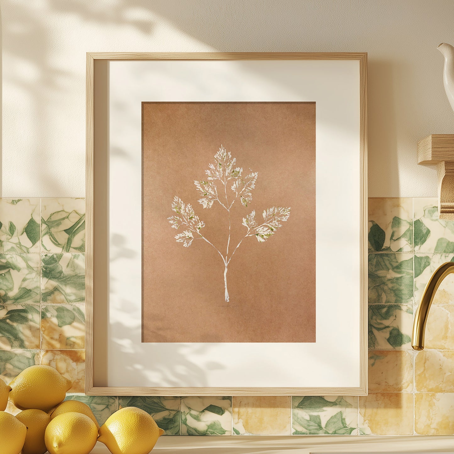 Farmhouse Kitchen Parsley Plant Monotype Print Original Artwork Printmaking Modern Rustic Dining Wall Art Gift to Say Thanks One of a Kind 
Minimal Holiday Decor, Thankful Wall Decor 
aunt gift, Aesthetic wall art, chateaucore, rustic wall art, Warm Earth Tones Art, unique gift for professor, Fall Gift for Her, Entryway Decor, Botanical Gift for Coworker, Gratitude Gift for Mentor, Eco Friendly Thank You Gift, Rustic Handmade Gift, mindfulness decor, zen home decor kitchen dining room