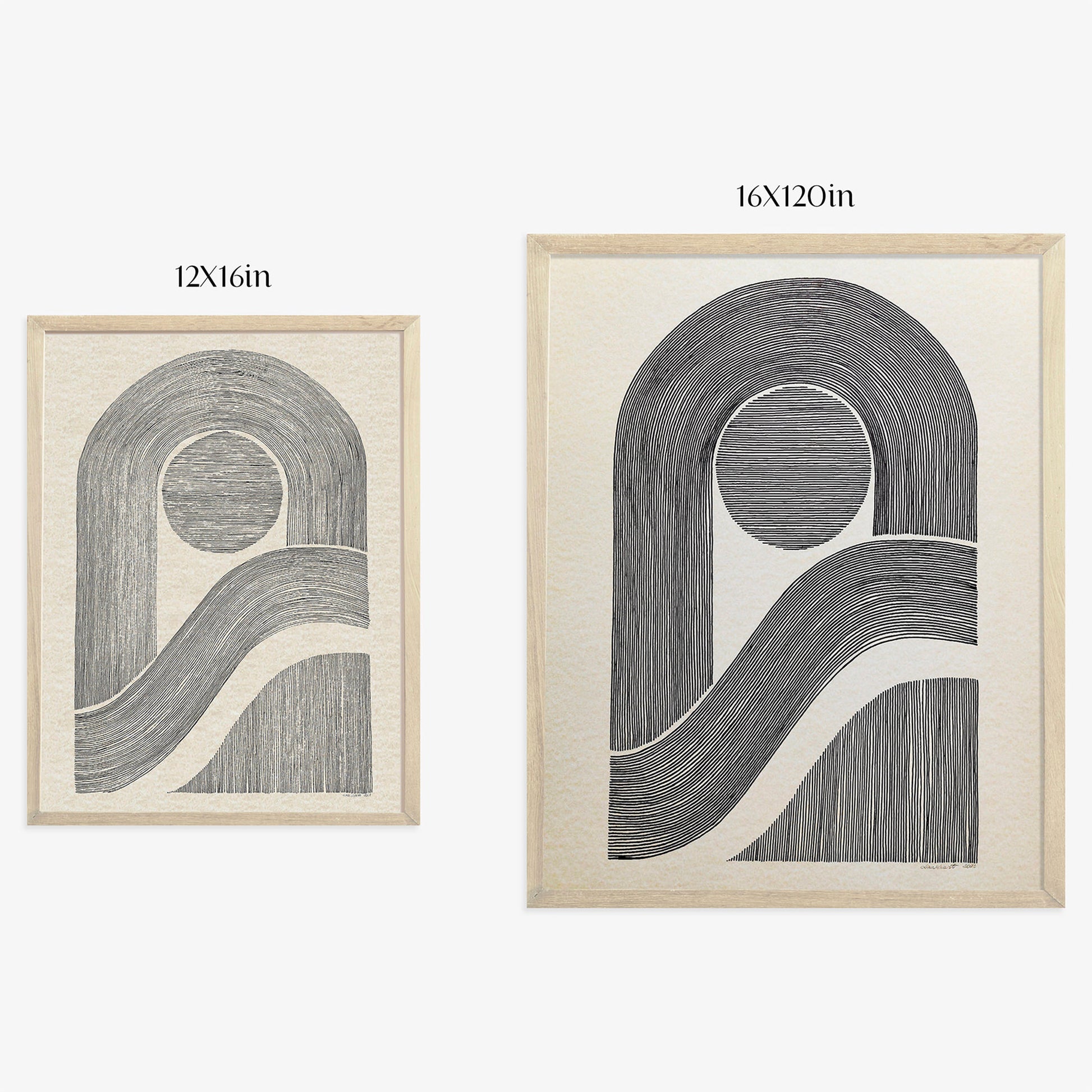 Black and white abstract lines art boho arch neo deco original artwork line drawing mid century modern office minimalist living room wall art man cave decor gift for him one of a kind nordic scandinavian marker hand drawn home office