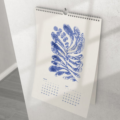 2027 wall printable calendar modern naive abstract flowers art luminous blue color monotype prints plant lover gift 11x17 in illustrated calendar home office decor xmas gift ideas INSTANT DOWNLOAD cobalt blue color 
gift for best friend female, nurse gift, retirement gift, teacher retirement gift, going away gift for coworker, employee appreciation gift, thoughtful teacher gift, pass the gift game, realtor closing gift, fathers day gift, grandpa gift, new dad gift, Say Thanks, sister birthday gift