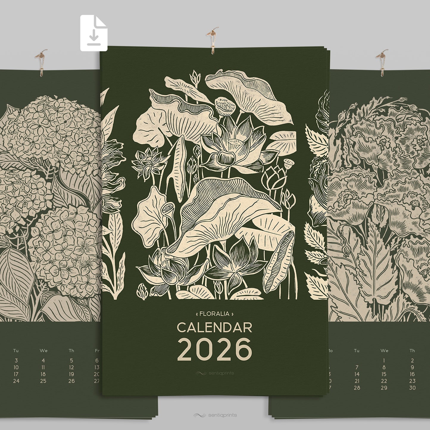 2026 wall printable calendar botanical flowers monthly 11x17in linocut prints illustrated calendar living room wall art home office decor new year hostess grandmother gift INSTANT DOWNLOAD rustic floral lino linogravure cottagecore digital product
new year gift, christmas present, illustrated calendar, wall calendar 2026, holiday calendar 2026, instant download, digital product, downloadable art, wall hanging, unique wall art, Xmas Gift for Nature Lover, minimalist wall art, large wall art, moody wall art 