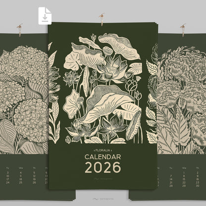 2026 wall printable calendar botanical flowers monthly 11x17in linocut prints illustrated calendar living room wall art home office decor new year hostess grandmother gift INSTANT DOWNLOAD rustic floral lino linogravure cottagecore digital product
new year gift, christmas present, illustrated calendar, wall calendar 2026, holiday calendar 2026, instant download, digital product, downloadable art, wall hanging, unique wall art, Xmas Gift for Nature Lover, minimalist wall art, large wall art, moody wall art 
