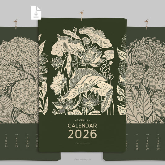 2026 wall printable calendar botanical flowers monthly 11x17in linocut prints illustrated calendar living room wall art home office decor new year hostess grandmother gift INSTANT DOWNLOAD rustic floral lino linogravure cottagecore digital product
new year gift, christmas present, illustrated calendar, wall calendar 2026, holiday calendar 2026, instant download, digital product, downloadable art, wall hanging, unique wall art, Xmas Gift for Nature Lover, minimalist wall art, large wall art, moody wall art 