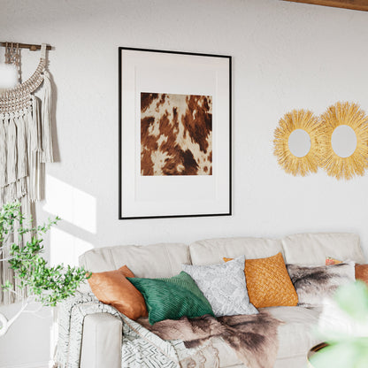 Square Trendy Cow Fur Animal Pattern Prints Printable Wall Art Western Living Ranch 90s Fashion Tan Digital Poster Gift Country Decor Fans Boho rustic 
earth tone palette, mudroom art, host gift, Cowboy Farmhouse, music room, downloadable, laundry room, maximalist, wellness home gift, heirloom gift, Western, yoga meditation, sister gift, hallway wall art, vintage poster, godmother gift, grandfather gift, retirement gift, going away gift for coworker,
employee appreciation gift, realtor closing gift