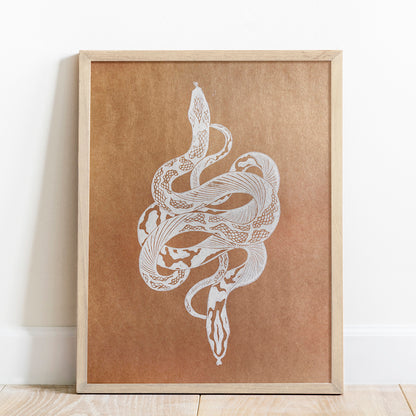 vintage retro  antique tattoo snakes linocut print original artwork living room wall art bedroom wall decor boho wall art lino relief printmaking home office decor self gift linogravure one of a  kind
New home gift, foyer, new grandma gift, new apartment housewarming gift, new apartment gift, staircase wall art, eclectic, minimalist Nature original art, mindfulness nature lover gift, reading nook decor, mothers day gift ideas, mothers day gift from daughter, mothers day gift, mother in law gift, mom
